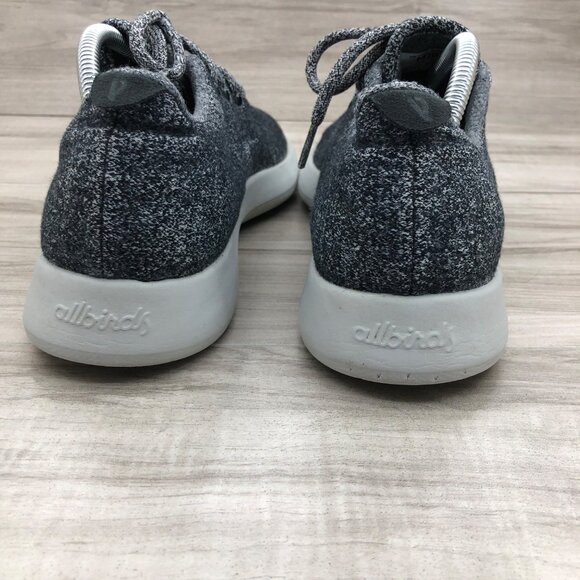 Allbirds Sneakers Mens 10 Gray Merino Wool Runners Lace Up Shoes main image 7